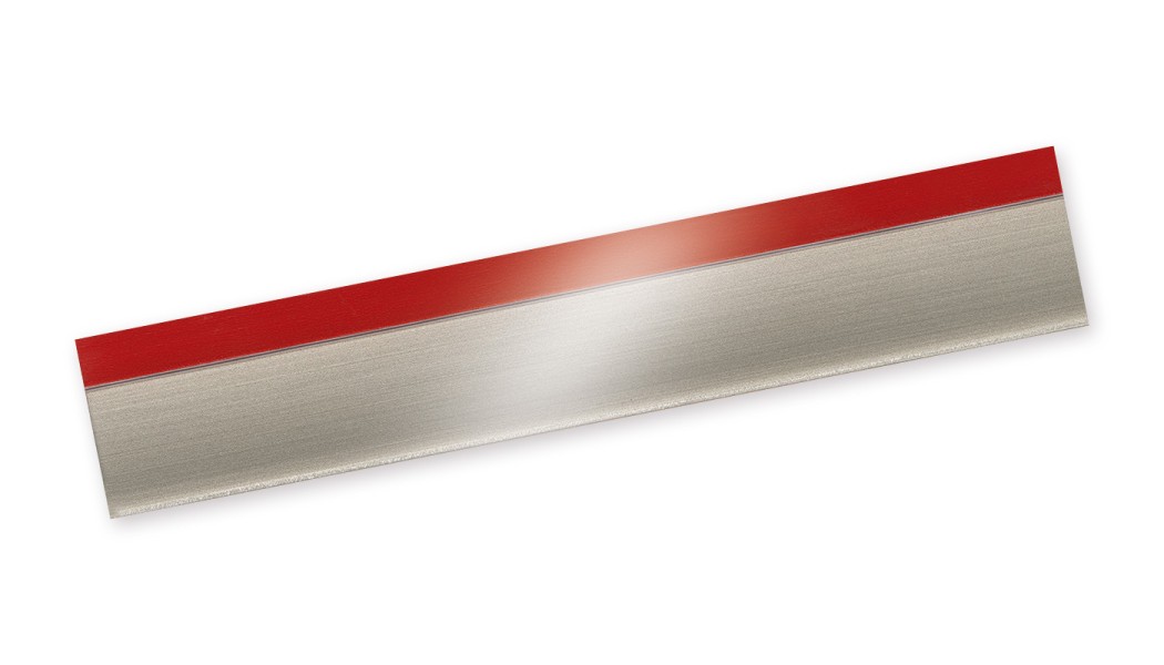 Bordo Plastica PMMA - Alluminio/Rosso Lucido High-gloss