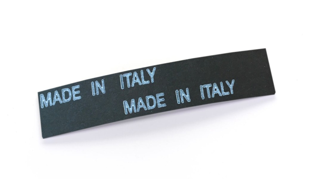 Bordo Melaminico Nero Made in Italy Tinta Unita Retro P 30