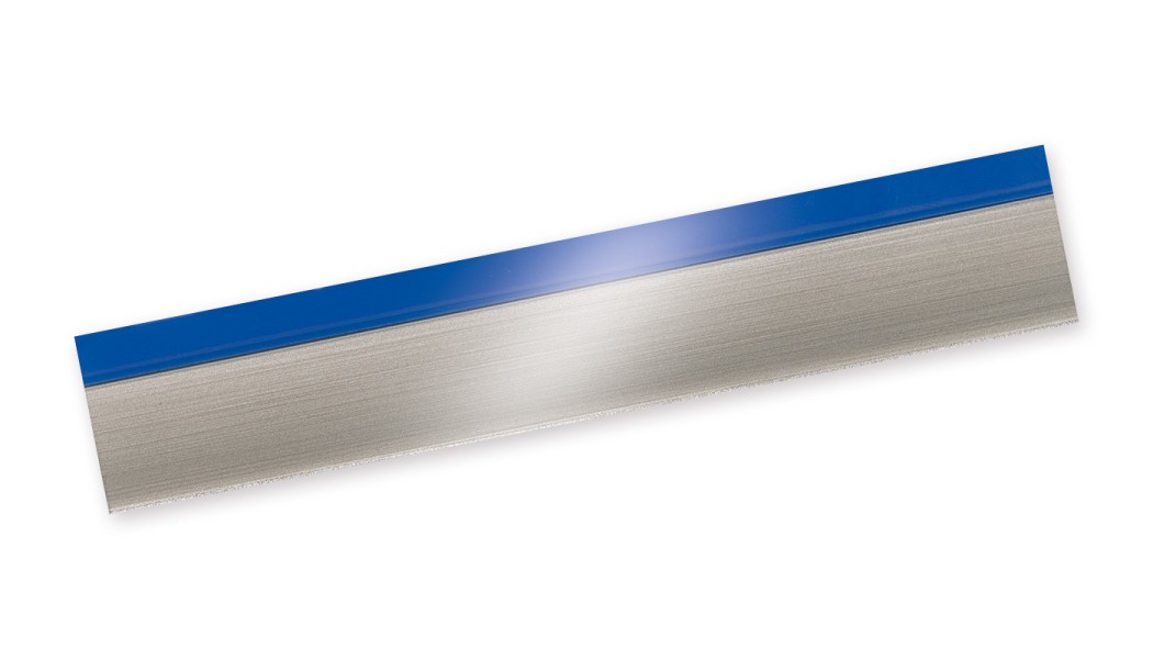Bordo Plastica PMMA - Alluminio/Blu Lucido High-gloss